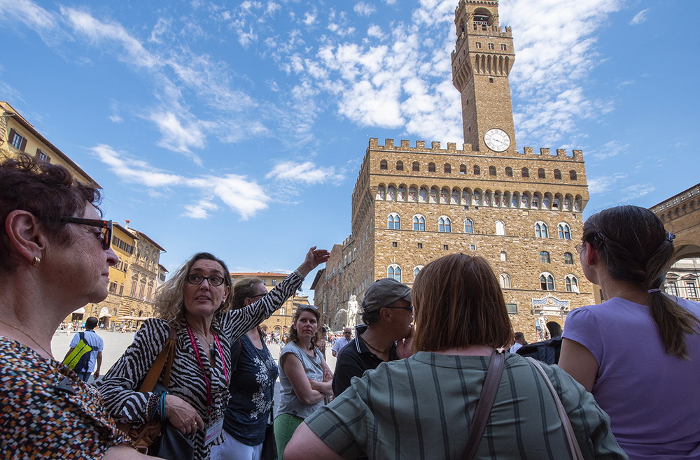 Monica kunstbezoeken Florence